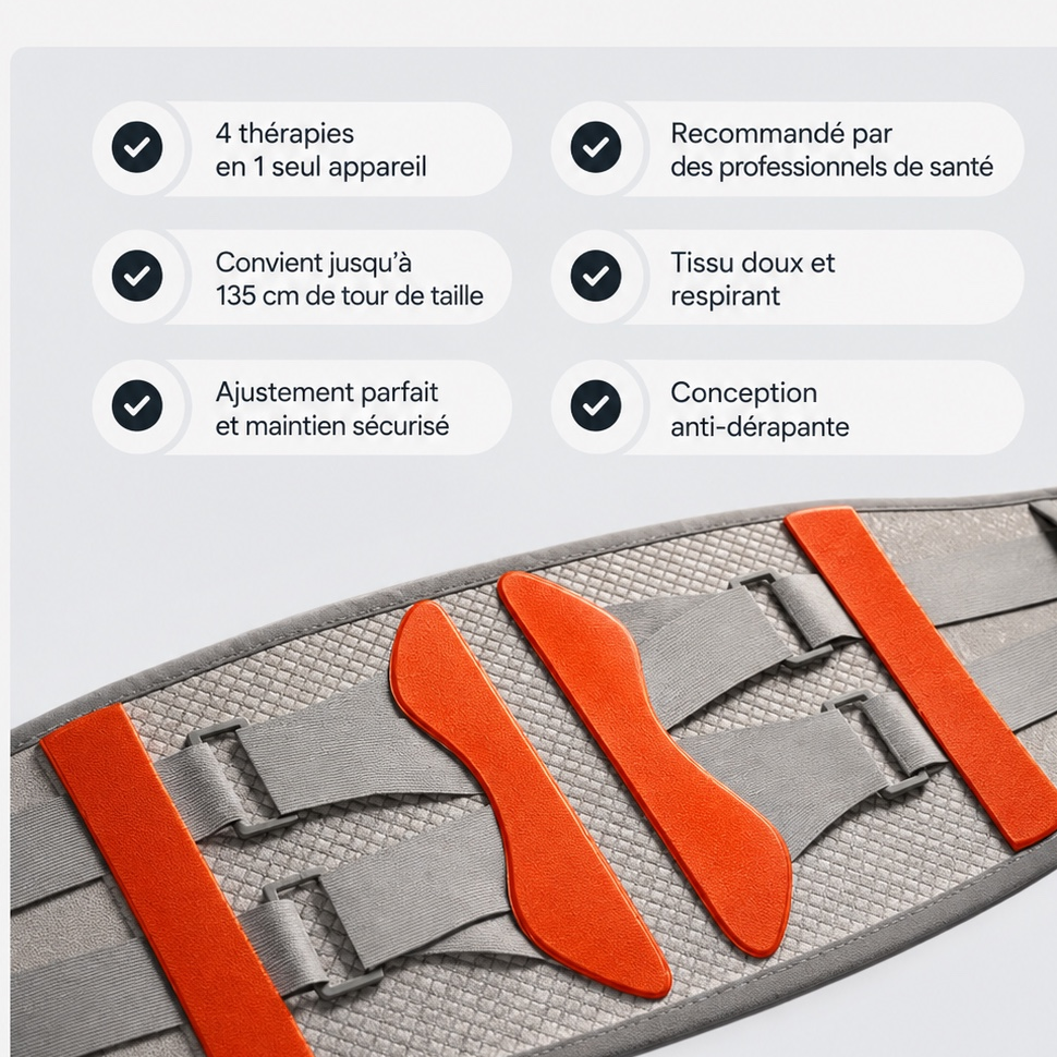 Ceinture Neuroluma Pro - Soulagement immédiat sans médicaments